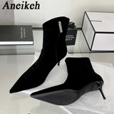 Women Pointed Toe Elegant Dress Boots