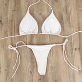 Brazilian Swimsuit Bra Thong Two Pieces Suit