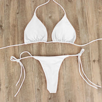 Brazilian Swimsuit Bra Thong Two Pieces Suit