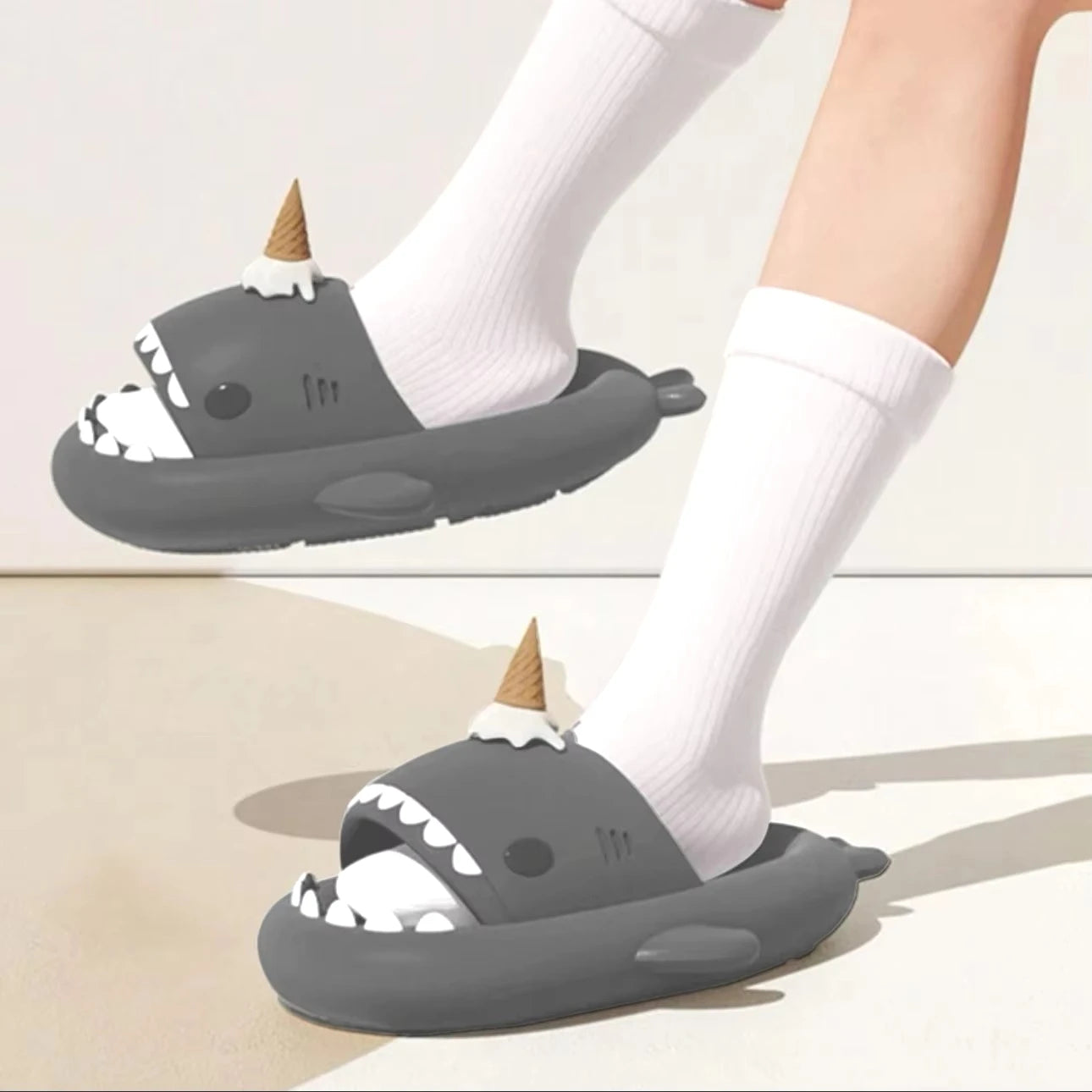 Funny Indoor Thick Ice Cream Shark Slides