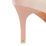 Women Thick Velvet Shallow Pencil High Heels