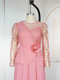 African Dresses For Women Long Sleeve Chiffon Maxi Robe 2025 Africa Clothing Dubai Turkey Kaftan Abayas Wedding Birthday Gowns