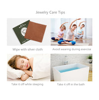 18K Gold/Silver Color 6mm Full Sideways Necklace 8/18/20/24 Inch