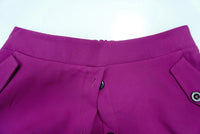 Women O-Neck Button Shirt + Midi Skirts 2 Piece Sets