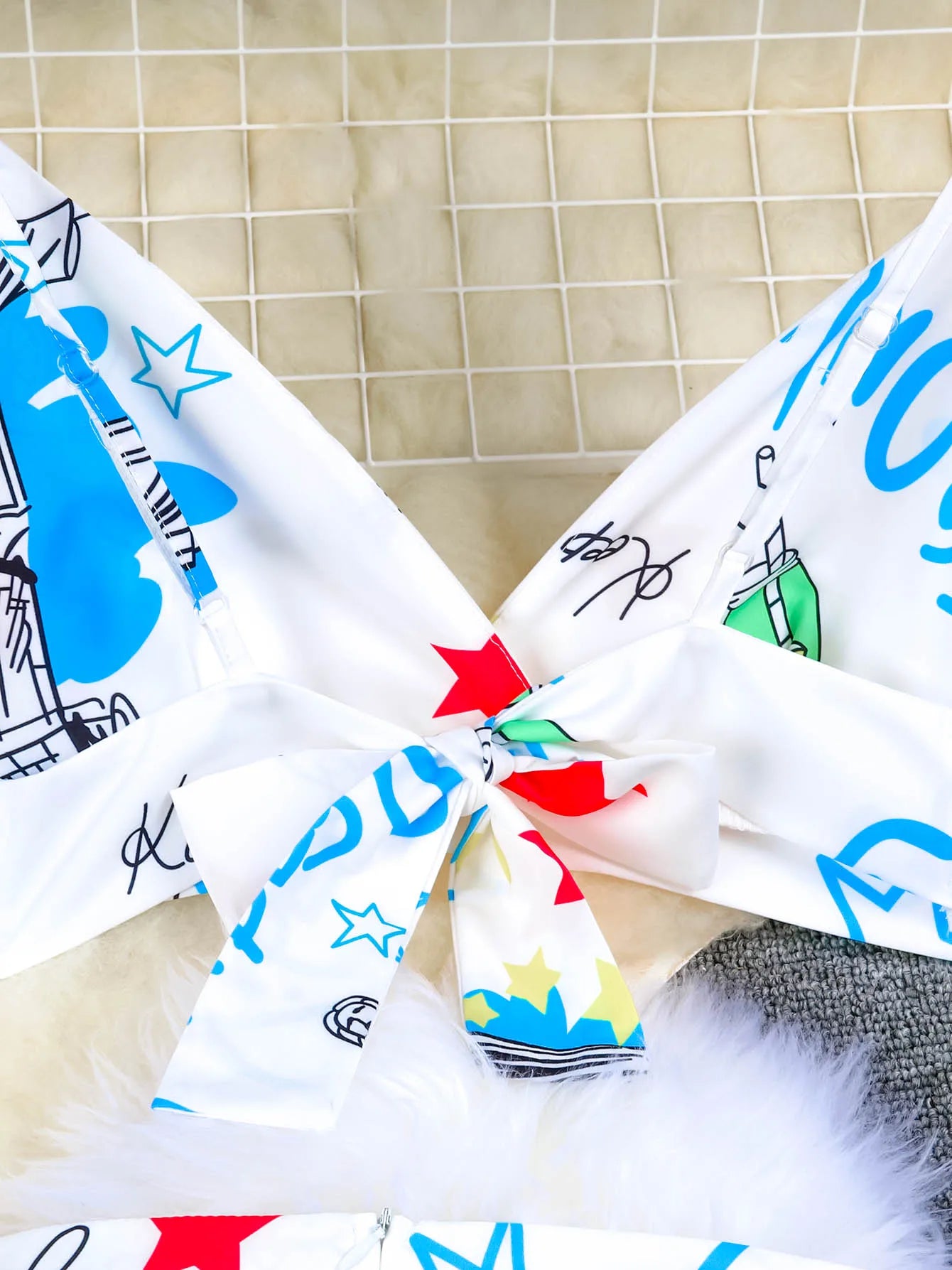 Beach Dance Suspenders Tube Top & Skirts Set