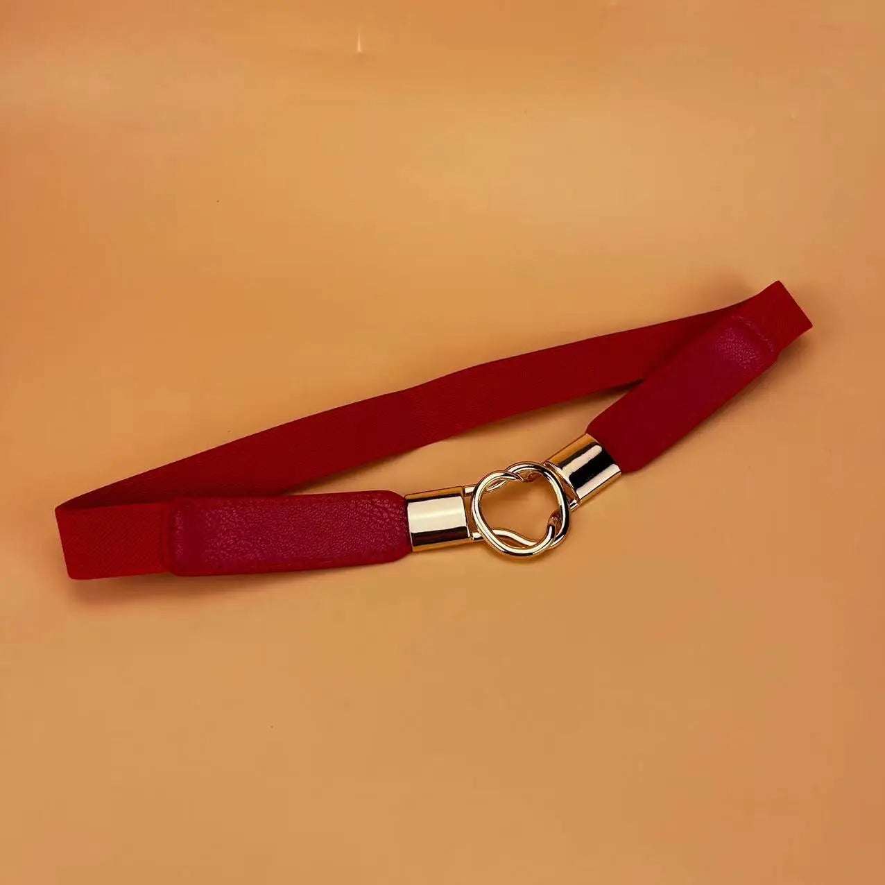 Women Skinny Belt for Dresses Ladies Fashion Elastic Belts Waist Band Cinch Waistband