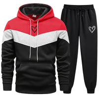 Hot Sales Mens Tracksuit Printing Single Piece Tricolor Sweatshirts Sweatpants Casual Man Clothing Quality Hoodie Autumn Winter