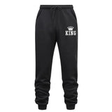 King Printing Mens Tracksuit Splash-ink Hooded Sweatshirts Casual Sports Jogging Mens Clothing Fashion Single Piece Tops Pants