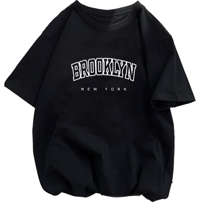 Brooklyn Letter Print T-Shirt
