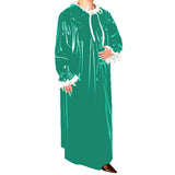 Casual PVC Latex Look Long Maxi Dress