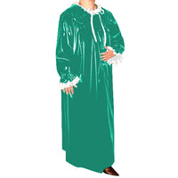 Casual PVC Latex Look Long Maxi Dress