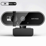 4K Webcam Video Camera 2K Autofocus Streaming Web Cam With Microphone Full HD 1080P Webcams for PC/Computer/Laptop