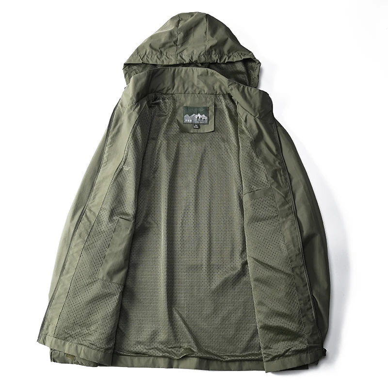 Windbreaker Men Tactical Jacket