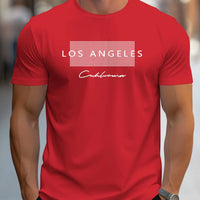 Los Angeles Graphic Printed Slim Fit Casual T-Shirt
