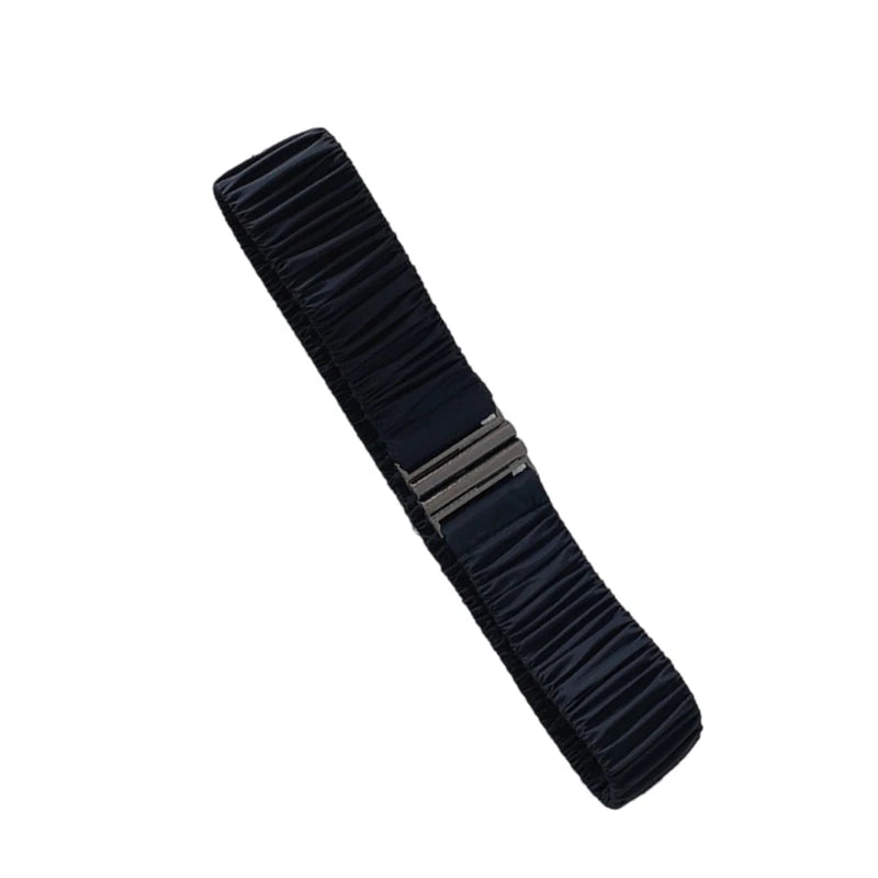 Women Elastic Belt Slim Shaping Girdle Belt Casual Corset Belt Lady Waistband Winter Down Jacket Overcoat Accessories