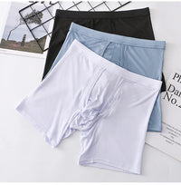 1PCS Mens Long Legs Underwear Separate Ball Pouch Breathable Comfort Sport Seamless Boxer Trunks Shorts Calzoncillo Hombre