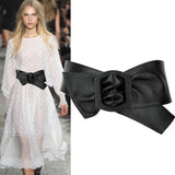 Women Belt for Dress Genuine Leather Bowknot Wide Belts Wrap Waistband Coat Corset Designer Luxury Brand Cummerbunds Waistbelt
