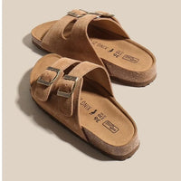 Casual Anti-Skid Flat Fabric Slides