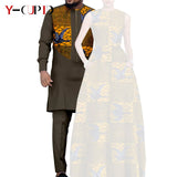 African Dresses for Matching Couple Outfits for Party Vestidos Y23C067