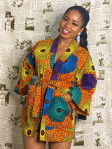 Traditional African Floral Print Rich Bazin Vestidos