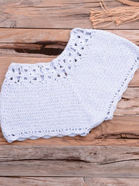 Crochet Bohemia Style Off Shoulder Bikini