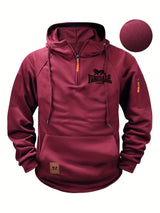 Casual Men's Multi-Pocket Zipper Hoodie