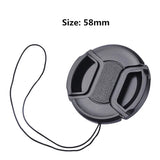 Camera Lens Cap High-quality 40.5mm 49mm 52mm 55mm 58mm 62mm 67mm 72mm 77mm 82mm Snap on Front Lens Cap for Camera