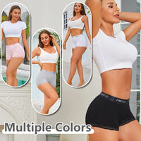 3Pcs Women's Lace Panties Cotton boxer briefs Seamless Sports Boxers Underwear Female Briefs Lingerie Intimate Underpant S-XXL