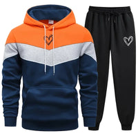 Hot Sales Mens Tracksuit Printing Single Piece Tricolor Sweatshirts Sweatpants Casual Man Clothing Quality Hoodie Autumn Winter