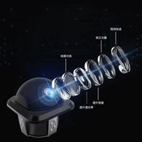 High-definition reversing camera straw hat CCD full-color night vision wide-angle car camera waterproof rear lens