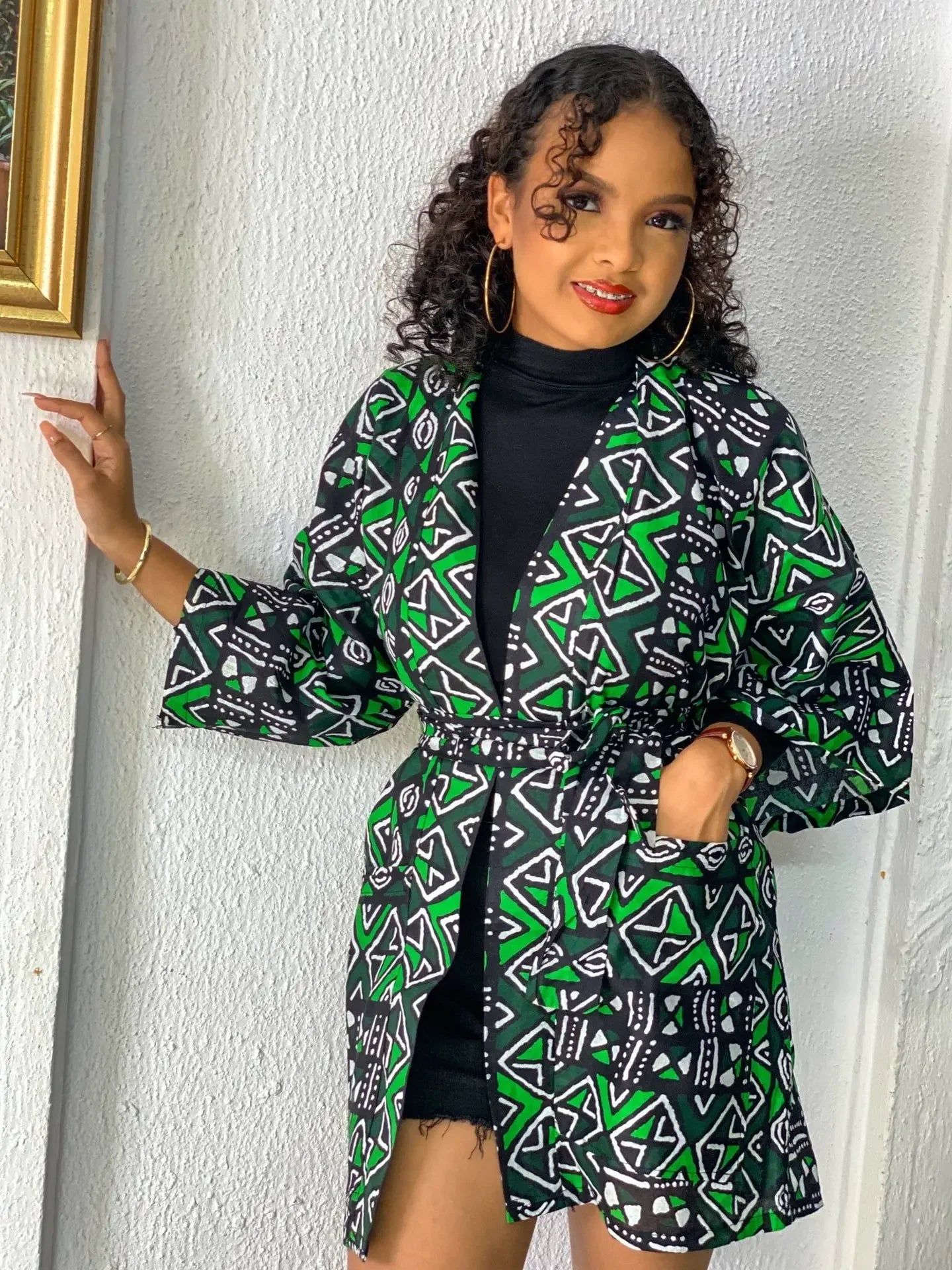 Traditional African Floral Print Rich Bazin Vestidos