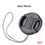 Camera Lens Cap High-quality 40.5mm 49mm 52mm 55mm 58mm 62mm 67mm 72mm 77mm 82mm Snap on Front Lens Cap for Camera