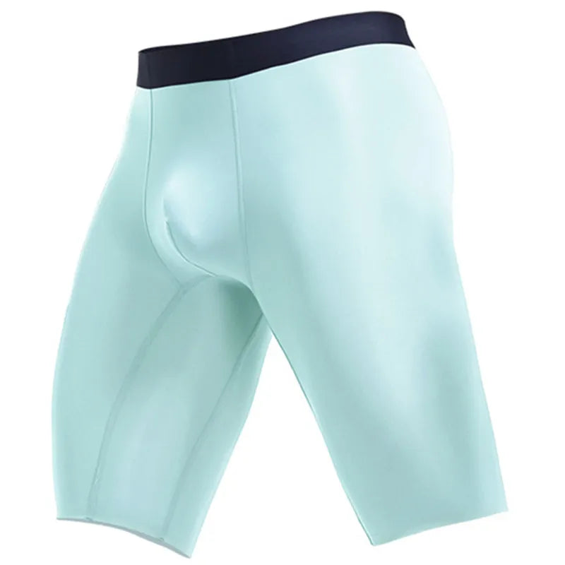 Breathable Pouch Middle Long Leg Boxers