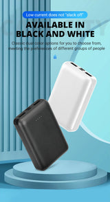 Power Bank 10000mAh/5V3A Portable Charging Powerbank Mobile Phone External Battery Fast Charging Warm Palace Belt Heating USB