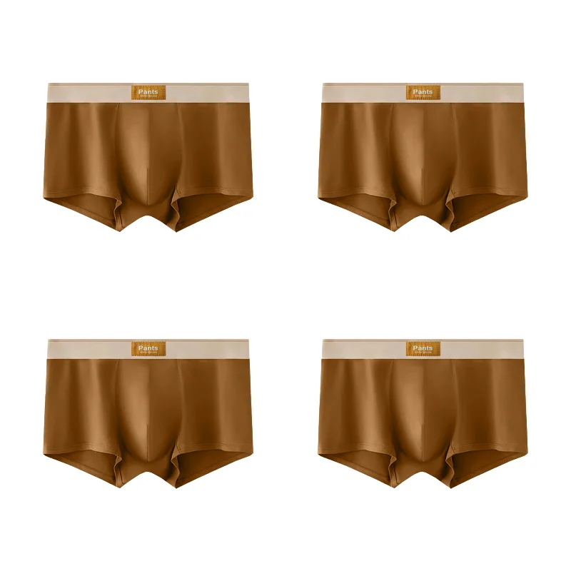4 pcs Men Underwear Cotton Boxer