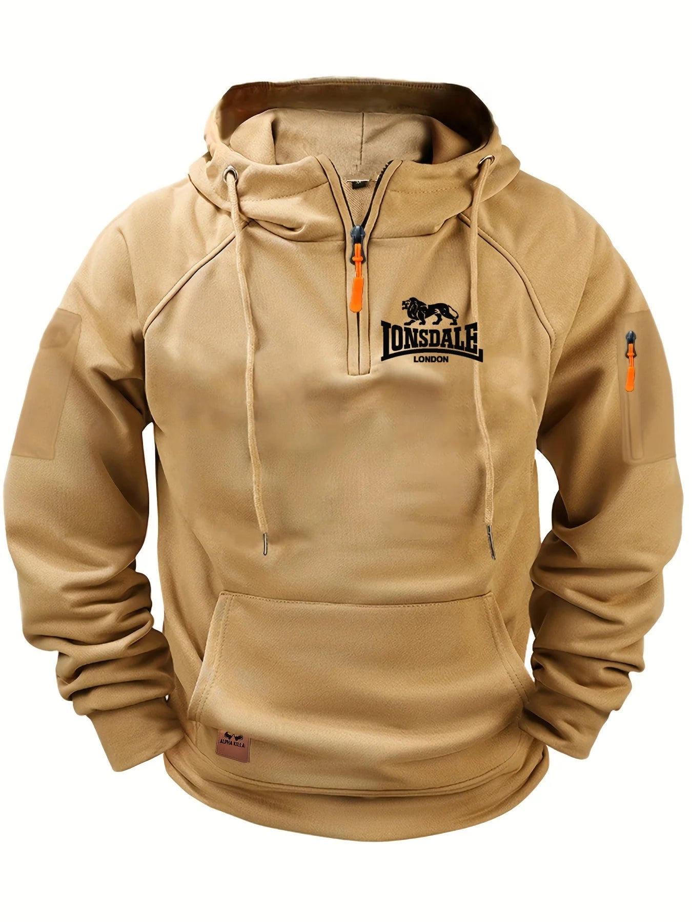Casual Men's Multi-Pocket Zipper Hoodie