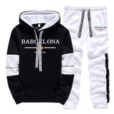 Fashion Mens Tracksuit Print Casual Sweatshirts Sportswear Outdoors Sports Jogging Mens Clothing Single Piece Hoodie Pants 2025