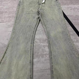 Solid Gray Ribbon Design Sweatpants