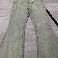 Solid Gray Ribbon Design Sweatpants