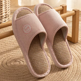 Non Slip Women Breathable Linen Slippers