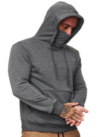 Men's Slim Hooded Sweatshirt with Mask