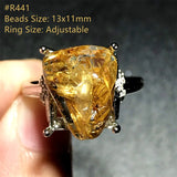Ring Jewelry For Woman Lady Clear Crystal