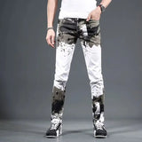 Slim Fit Man Aesthetic Goth Style Pant