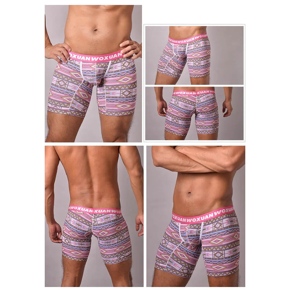 Men's Long Leg Boxer Briefs Designed for Comfort