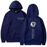 New Trendy Print Versatile Men Hooded Sweatshirt