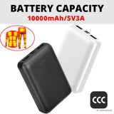 Power Bank 10000mAh/5V3A Portable Charging Powerbank Mobile Phone External Battery Fast Charging Warm Palace Belt Heating USB