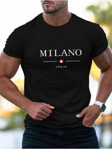 Milano Print Comfortable Cotton T-Shirt