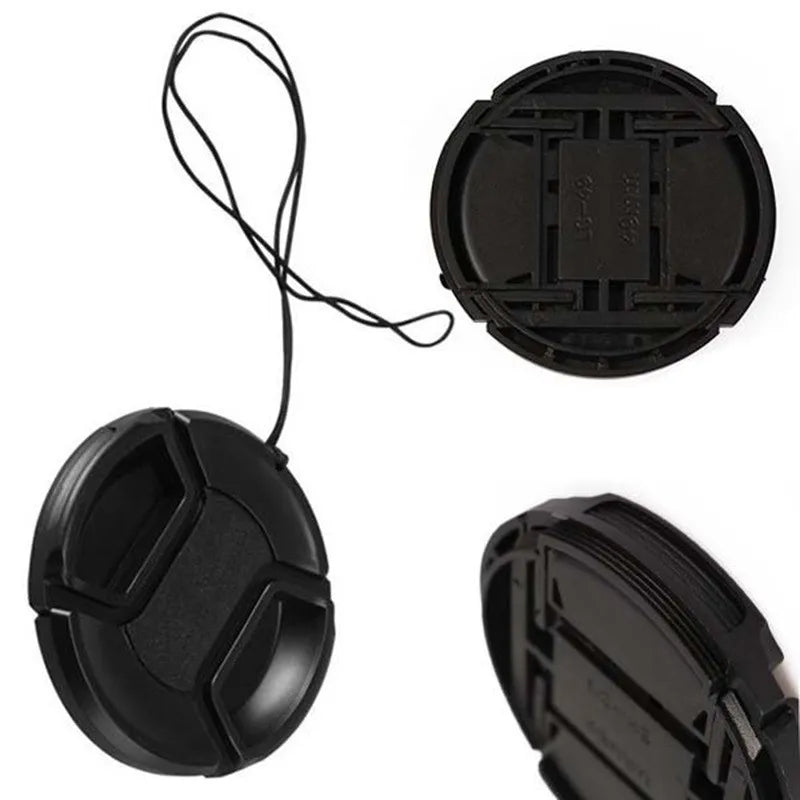Camera Lens Cap High-quality 40.5mm 49mm 52mm 55mm 58mm 62mm 67mm 72mm 77mm 82mm Snap on Front Lens Cap for Camera