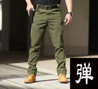 Men's M-5XL Autumn Spring Fall Elastic Camping Hiking Trekking Finshing Hunting Pants Outdoor Cycling Tactical Cargo Trousers