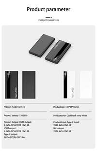 OnePlus 200000mAh Power Bank Large Capacity 120W Super Fast Charging PD20W Power Bank Digital Display Suitable  All Phones